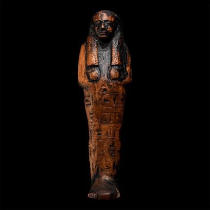 Egyptian Wooden Shabti of Pharaoh Seti I. The Pete