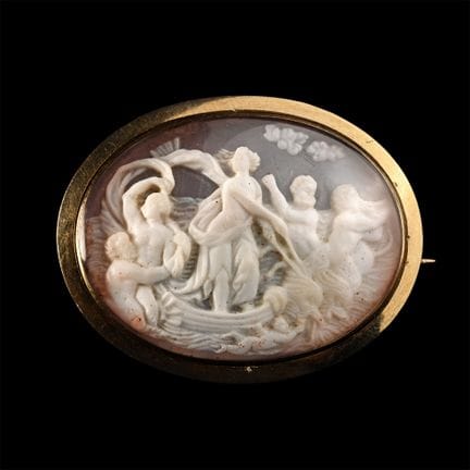 Renaissance Shell Cameo of the Triumph of Galatea,
