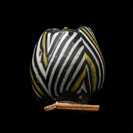 Egyptian Mosaic Glass Bead. New Kingdom, 18th Dyna