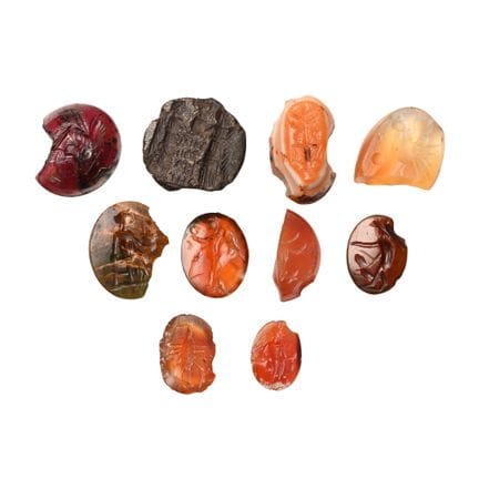 Collezione di gemme romane. III secolo d.C. o prec