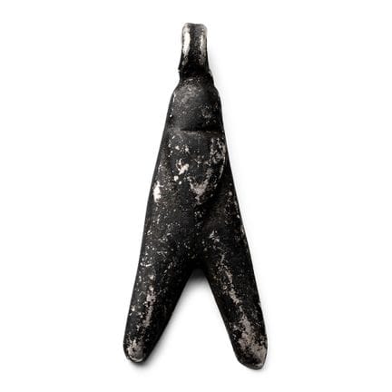 Egyptian Silver Fly Amulet. Late Period, 664-332 B