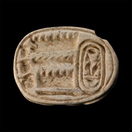 Egyptian Steatite Scarab for Pharaoh Amenhotep III