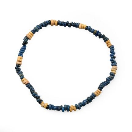 Egyptian Faience Mummy Bead Bracelet. Late Period,