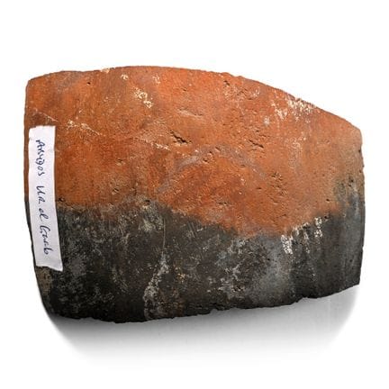 Large Egyptian Black-Topped Vase Fragment. The Pet