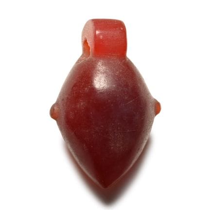 Egyptian Carnelian Heart Amulet. Late Period, 664-