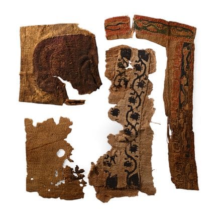 Egyptian Coptic Tunics Textile Fragments of Orbicu