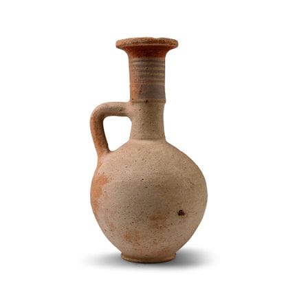 Brocca in terracotta di periodo arcaico cipriota. 