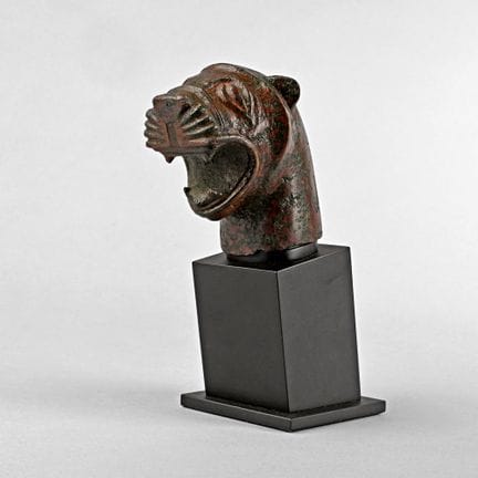 Etruscan Bronze Lion Head. Central Italy, late 6th