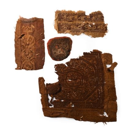 Egyptian Coptic Tunics Textile Fragments of Orbicu