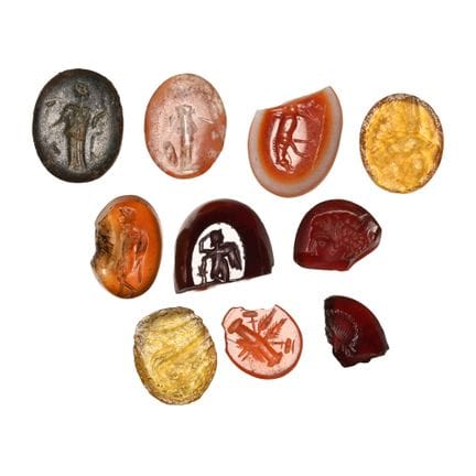 Collezione romana di gemme in pietra e vetro. I-II