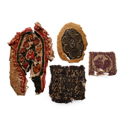 Egyptian Coptic Tunic Textile Fragments of Orbicul
