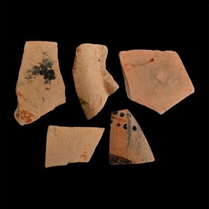 Collezione di frammenti greci a figure rosse. V se