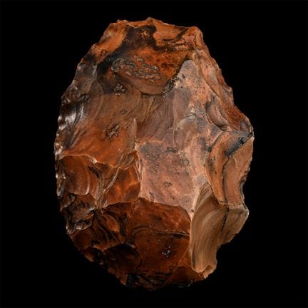 Egyptian Stone Age Knapped Handaxe. The Peter Clay