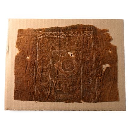 Egyptian Mounted Coptic Textile Fragment of a Cent