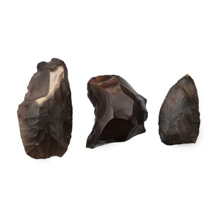Egyptian Stone Age Knapped Tool Group from Thebes.