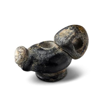 Ciondolo a forma di lampada a olio in ceramica rom