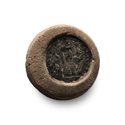 Stampo romano in terracotta per la contraffazione 