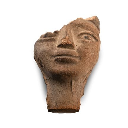 Graeco-Egyptian Terracotta Head of a Lady. The Pet