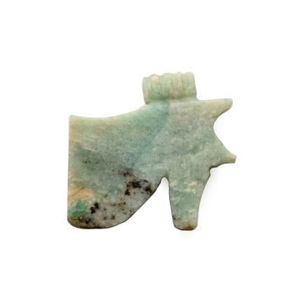 Egyptian Feldspar Eye of Horus Amulet. Late Period