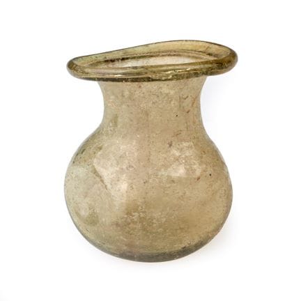 Roman Miniature Glass Vessel. Circa 3rd century A.
