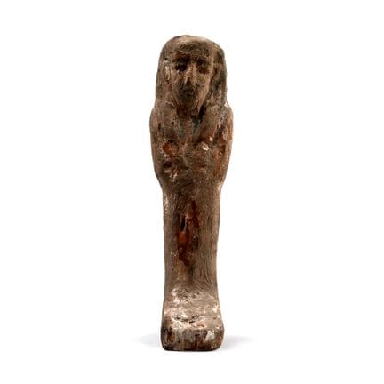 Large Egyptian Painted Wooden Ptah-Sokar-Osiris Fi