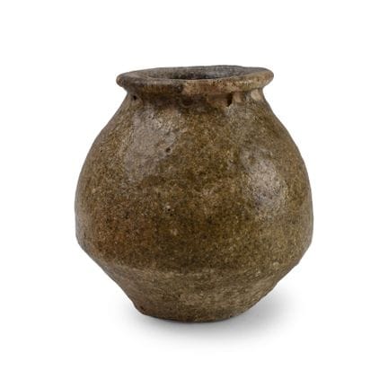 Vaso con smalto verde partico. II secolo a.C. – II
