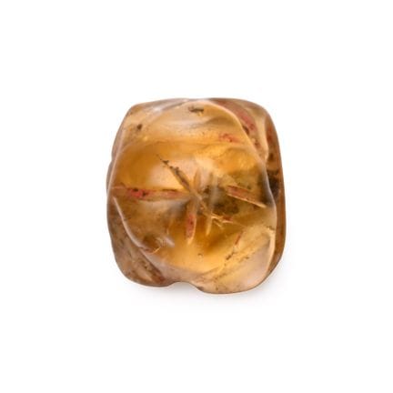 Phoenician Citrine Scarab Amulet. 1st millennium B