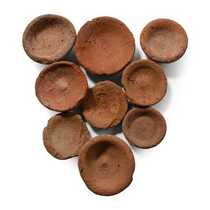 Romano-Egyptian Miniature Pottery Offering Bowl Co