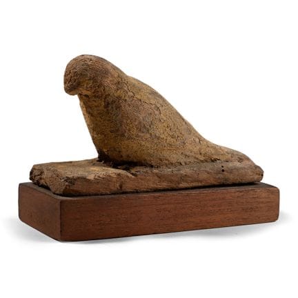 Falco egizio in legno. Periodo Tardo-Periodo tolem