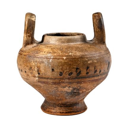 Vaso greco di tipo “Lebes Gamikos”. Stile corinzio