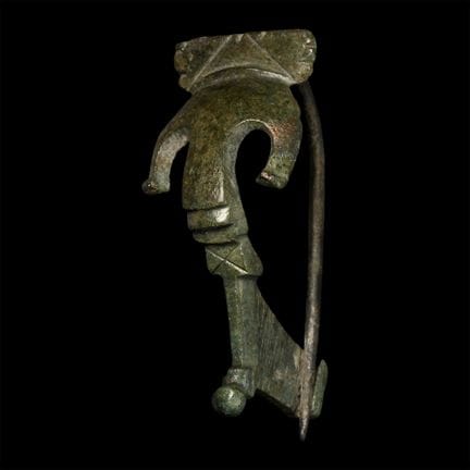 Roman Bronze Anchor Bow Brooch. Circa 2nd-3rd cent