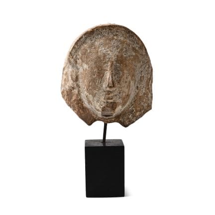 Greek Terracotta Female Protome Head. Late 6th cen