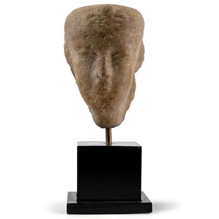 Modello da scultore in pietra calcarea egizia. Per
