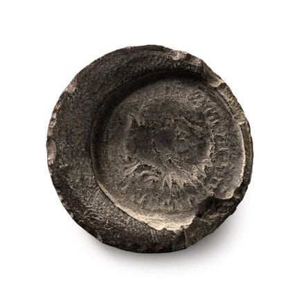 Roman Terracotta Coin Forger's Mould. Circa 3rd-4t