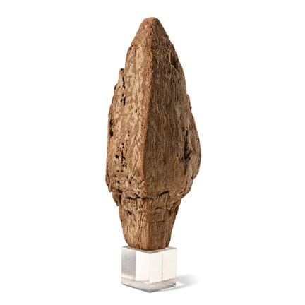 Puntale per mobili egizio in legno. Periodo Tardo-