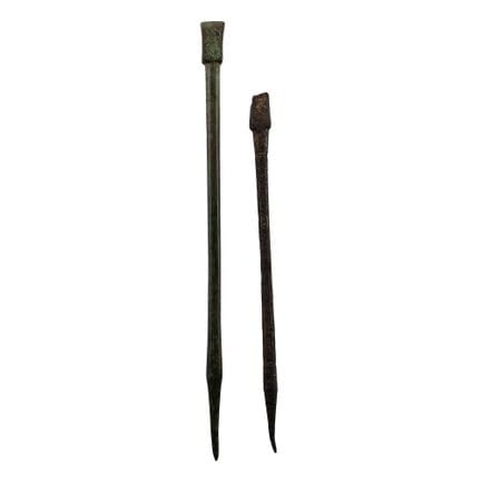 Roman Bronze Stylus Pair. Circa 1st-4th century A.