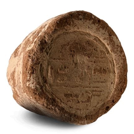 Egyptian Terracotta Funerary Cone of Amenhotep. Th