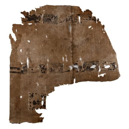 Large Egyptian Coptic Tunic Textile Fragment with 
