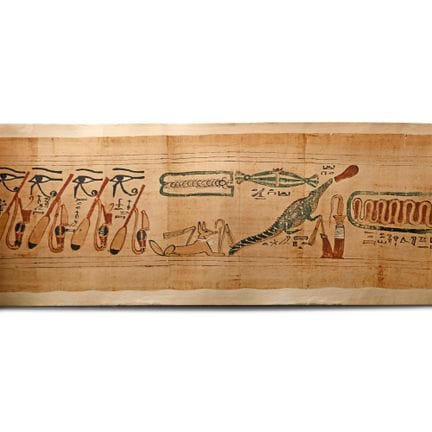 Egyptian Papyrus Museum Reproduction of Berlin 312