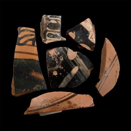 Greek Red-Figure Fragment Collection. 5th century 