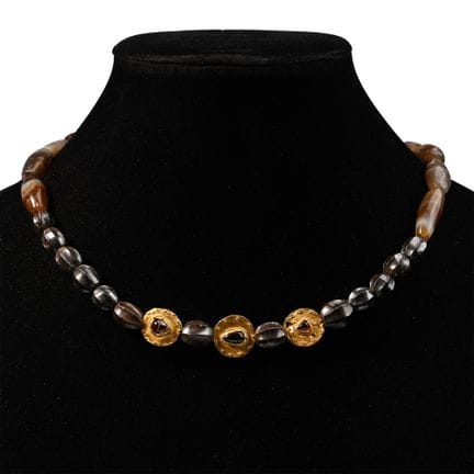Graeco-Roman Necklace with Gold Beads. 1st century