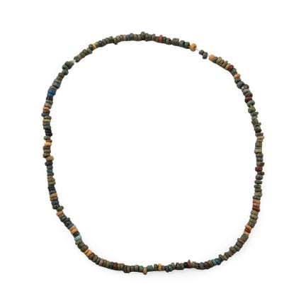 Egyptian Faience Mummy Bead Bracelet. Late Period-