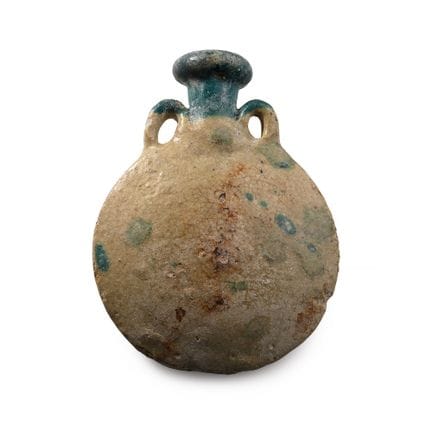 Parthian Blue Glazed Flask. 1st century B.C.-1st c