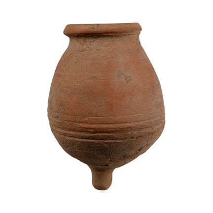 Vaso romano in terracotta a coste. Nord Africa, II