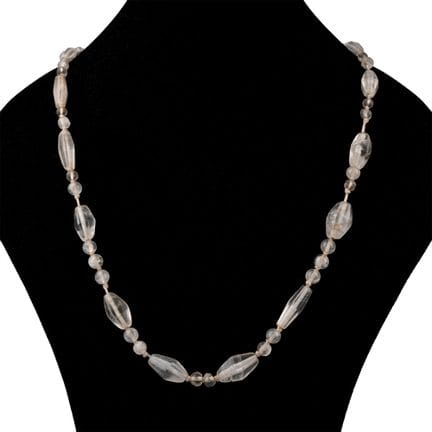 Collana romana in cristallo di rocca. IV-VI secolo