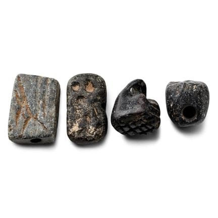 Western Asiatic Stone Stamp Seal Group. Circa 4th-