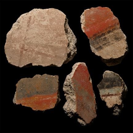 Roman Fresco Wall Plaster Collection. 1st century 