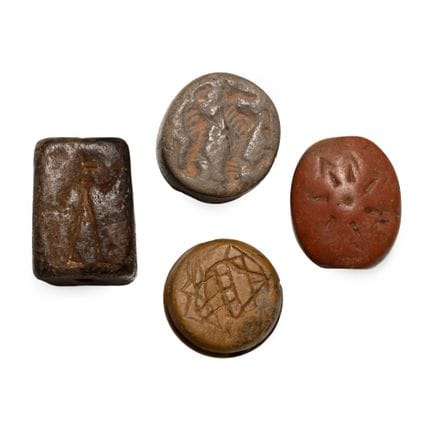 Western Asiatic Stone Stamp Seal Collection. 1st m
