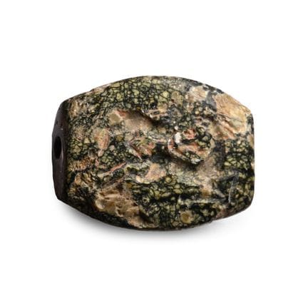Western Asiatic Green Stone Amulet with Galloping 