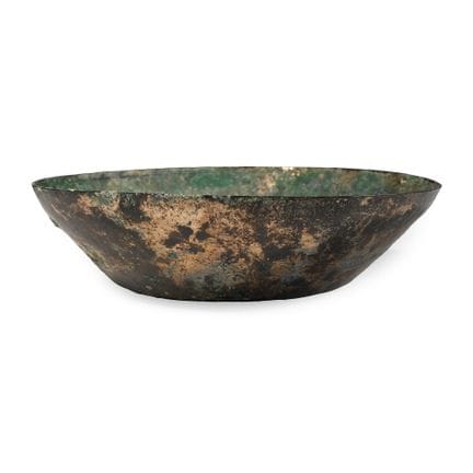 Sasanian Bronze Bowl with Concentric Circle. 3rd-7